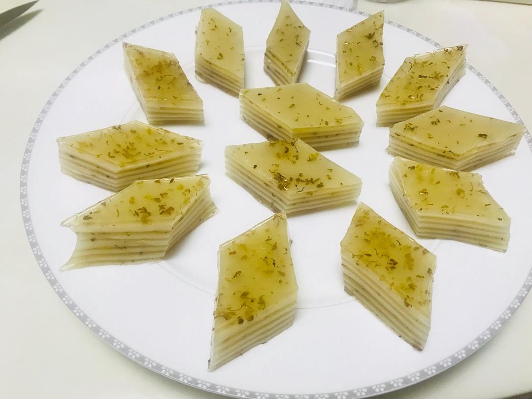 桂花千层马蹄糕