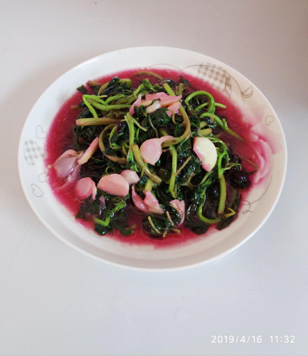 清炒苋菜（时令低脂快手菜）
