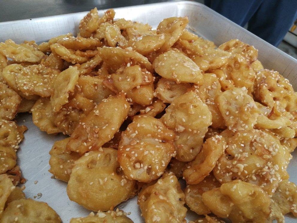 最爱炸物🔥香酥椒盐藕片✨香辣酥脆吃不够❣️