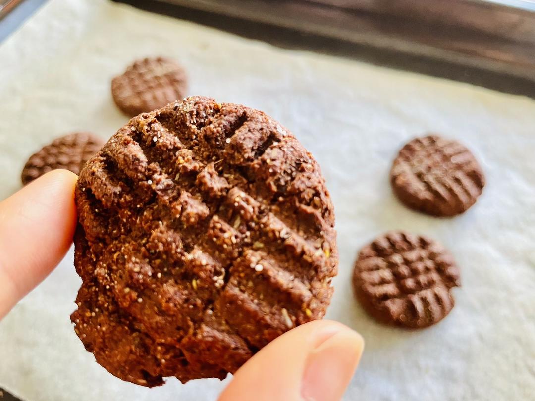 「一人食超简单」亚麻籽蛋软曲奇（纯素）