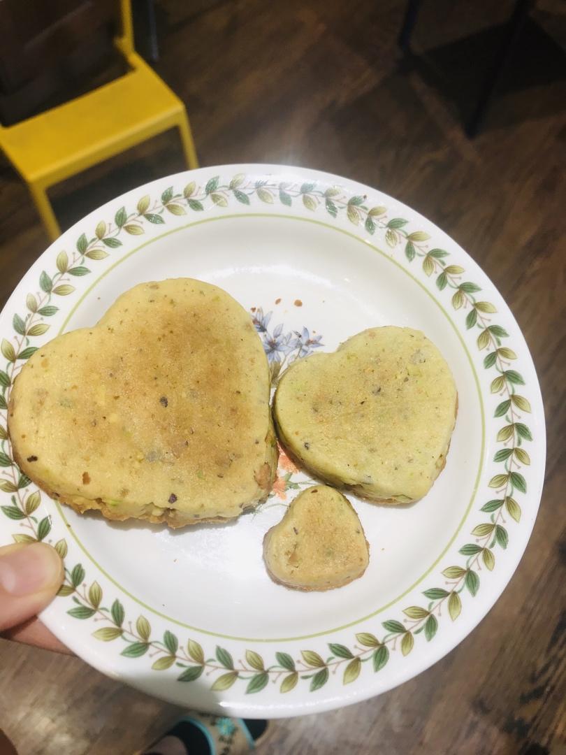 大大饱足感的满满开心果饼干/烘焙视频饼干篇5