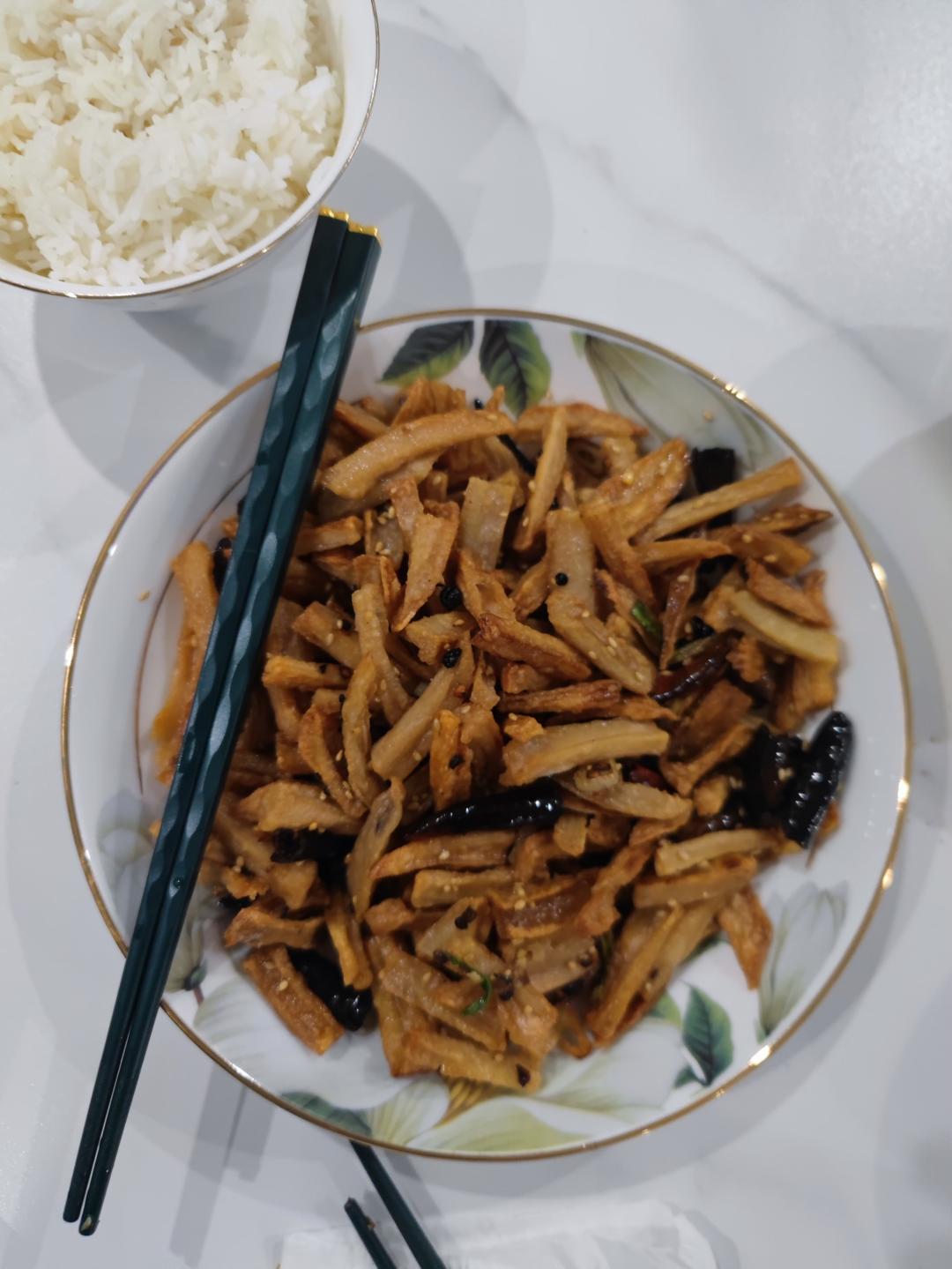 干煸藕丝—正宗武汉小吃
