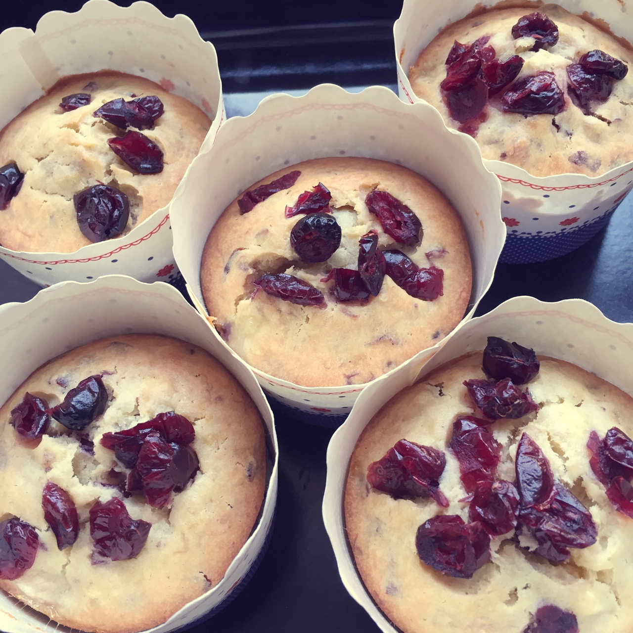 少女心的香蕉蔓越莓玛芬