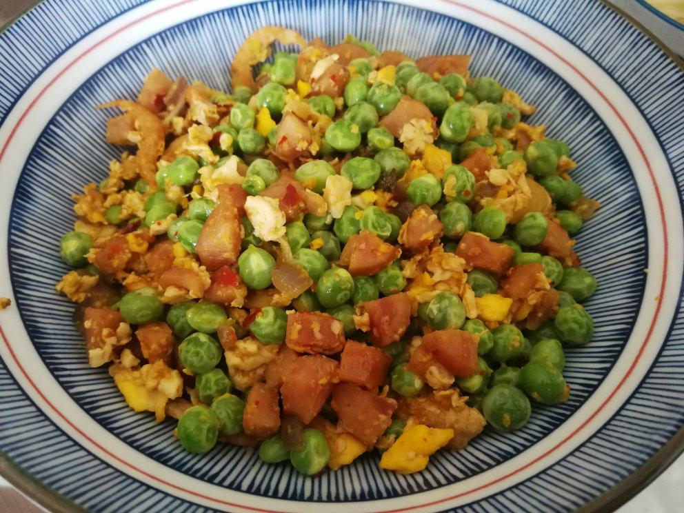 豌豆炒肉末