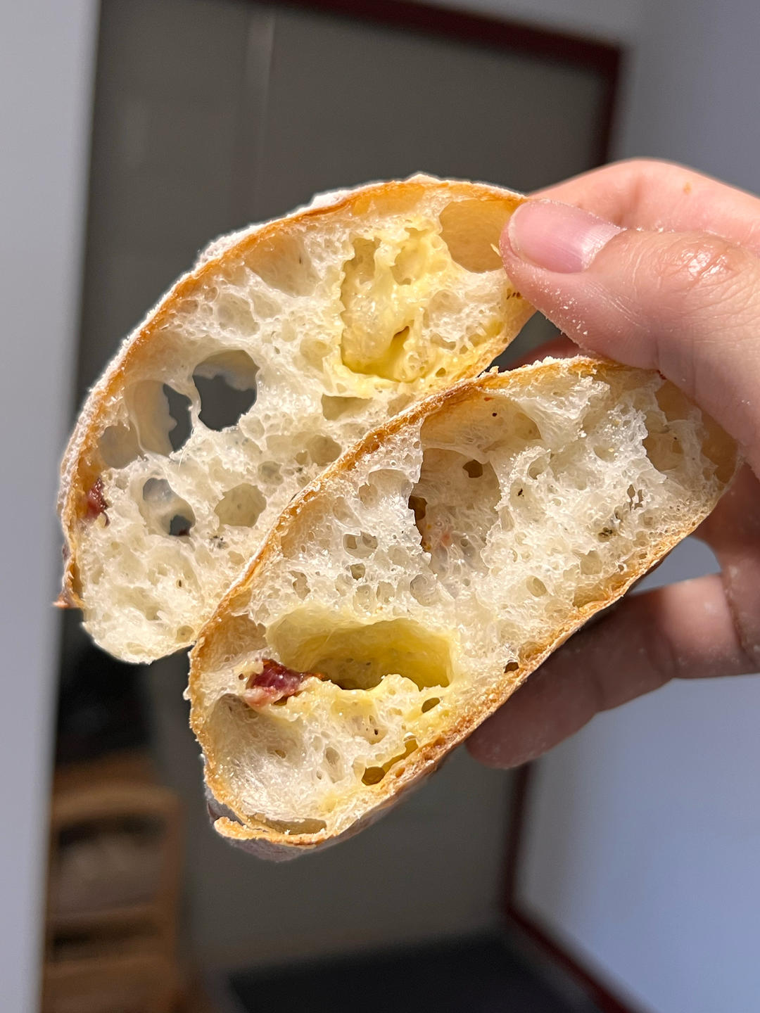 大孔奶酪恰巴塔