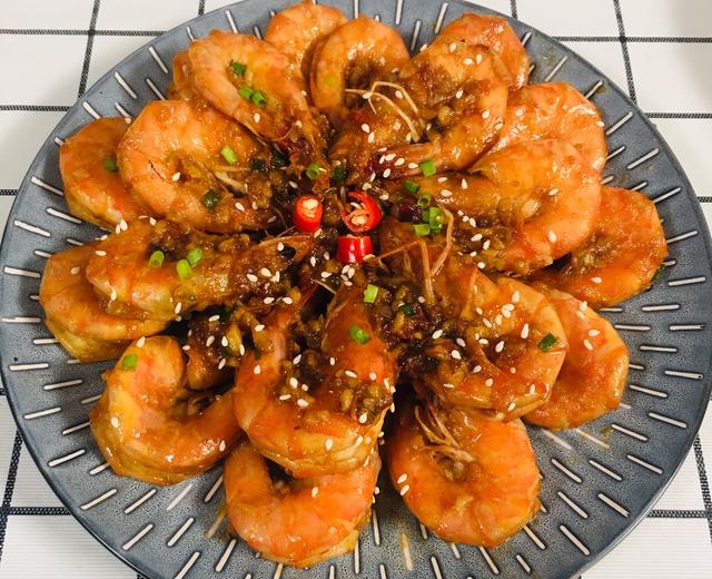 蒜蓉大虾的做法