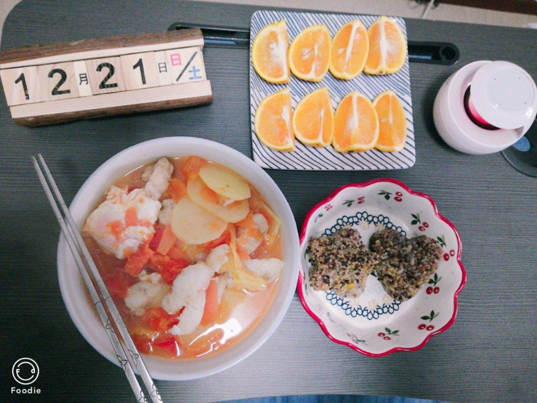 番茄龙利鱼汤（天然无添加剂）