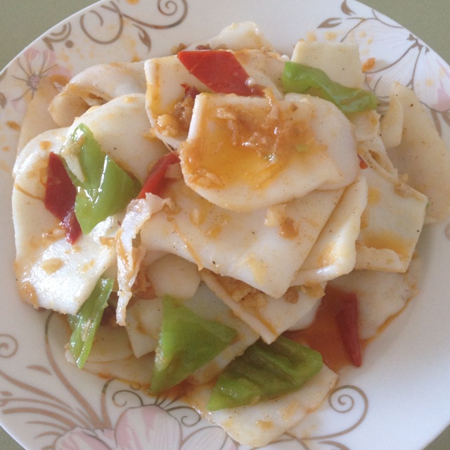 angela2615做的碧绿花枝片