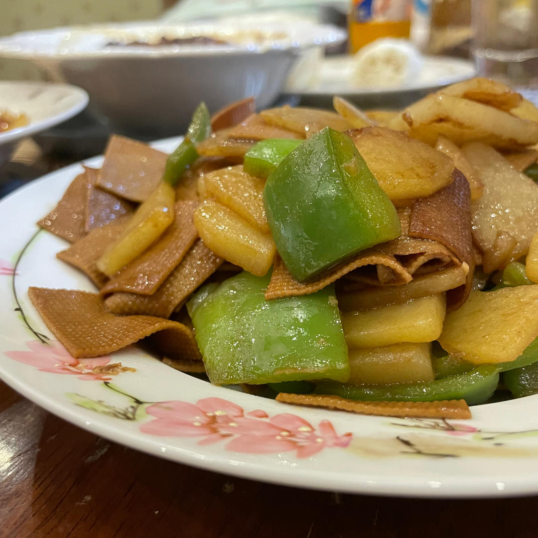 青椒豆皮
