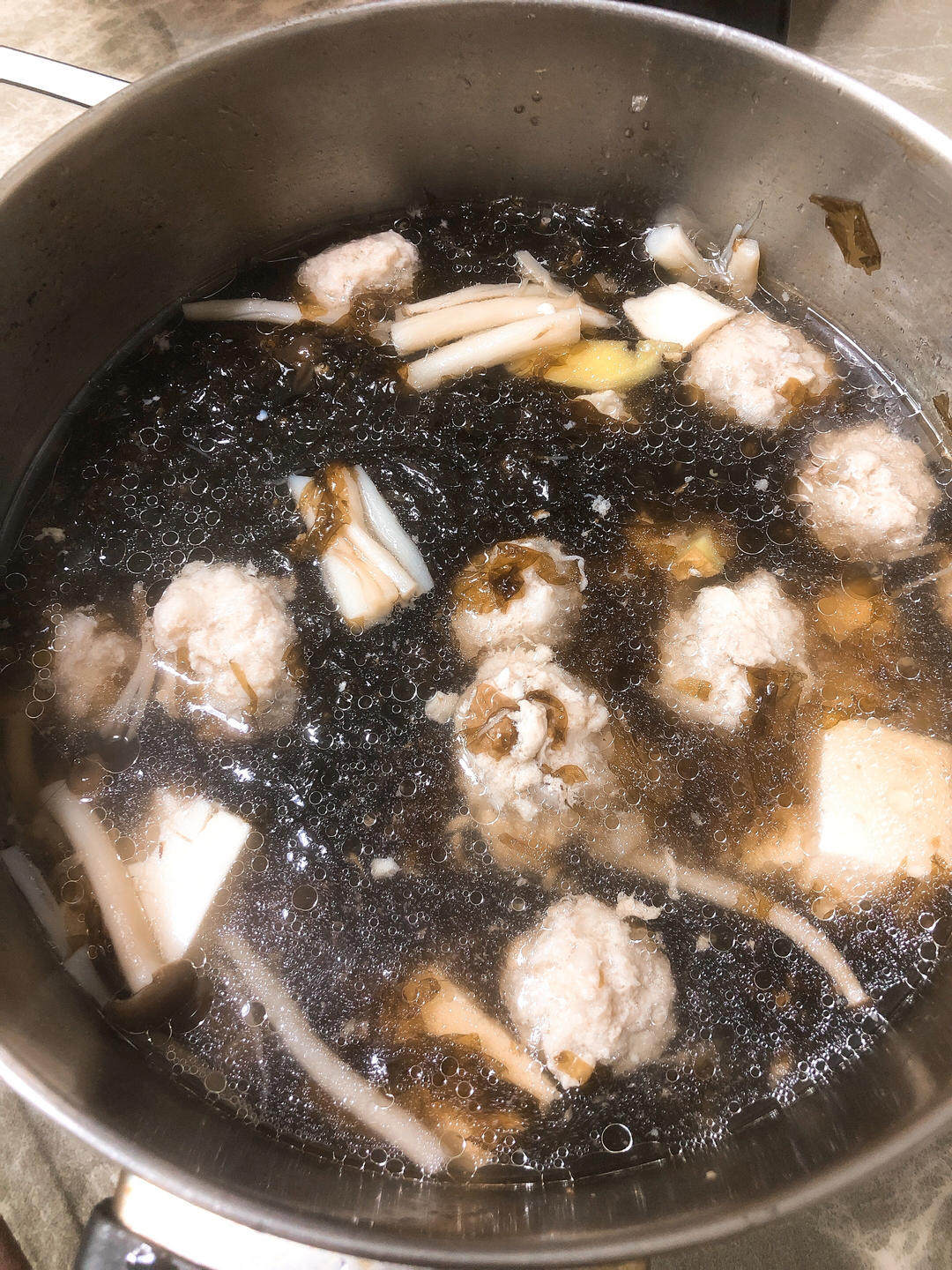 手工肉丸汤