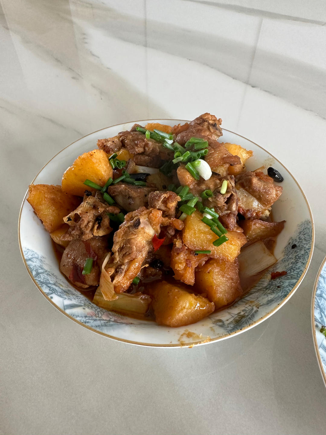 土豆烧排骨
