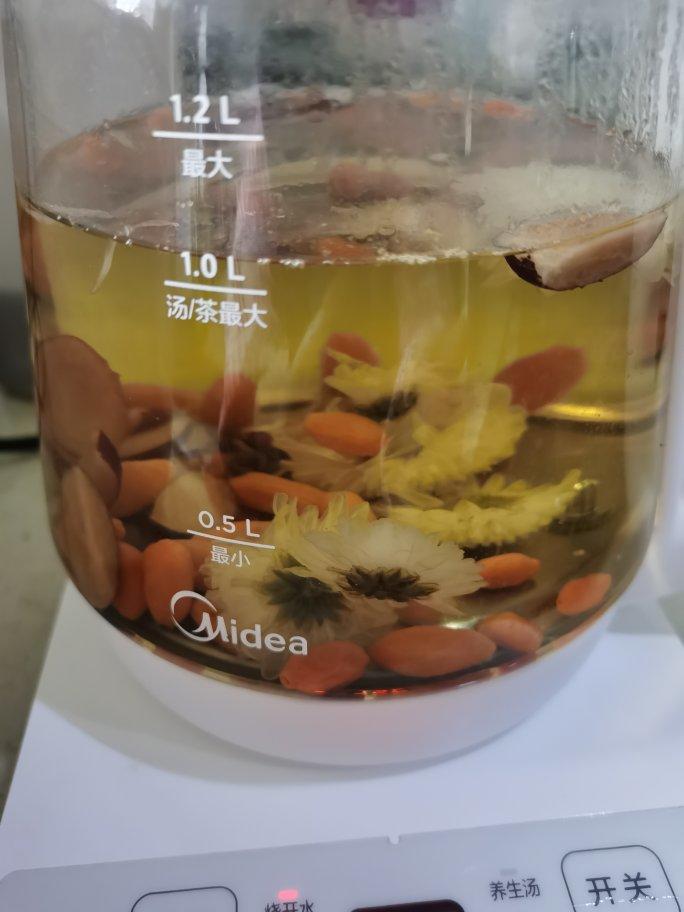 红枣枸杞野菊花茶