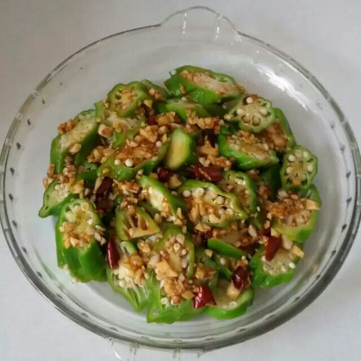 凉拌秋葵