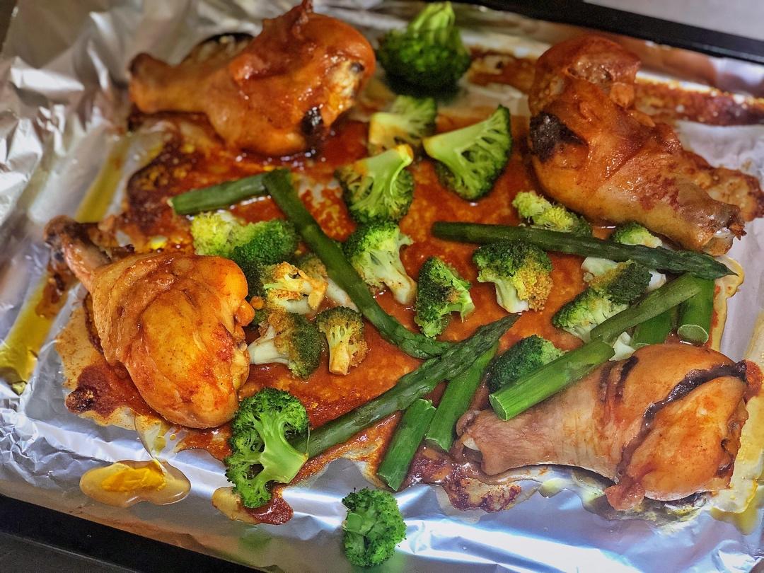 新奥尔良烤鸡腿