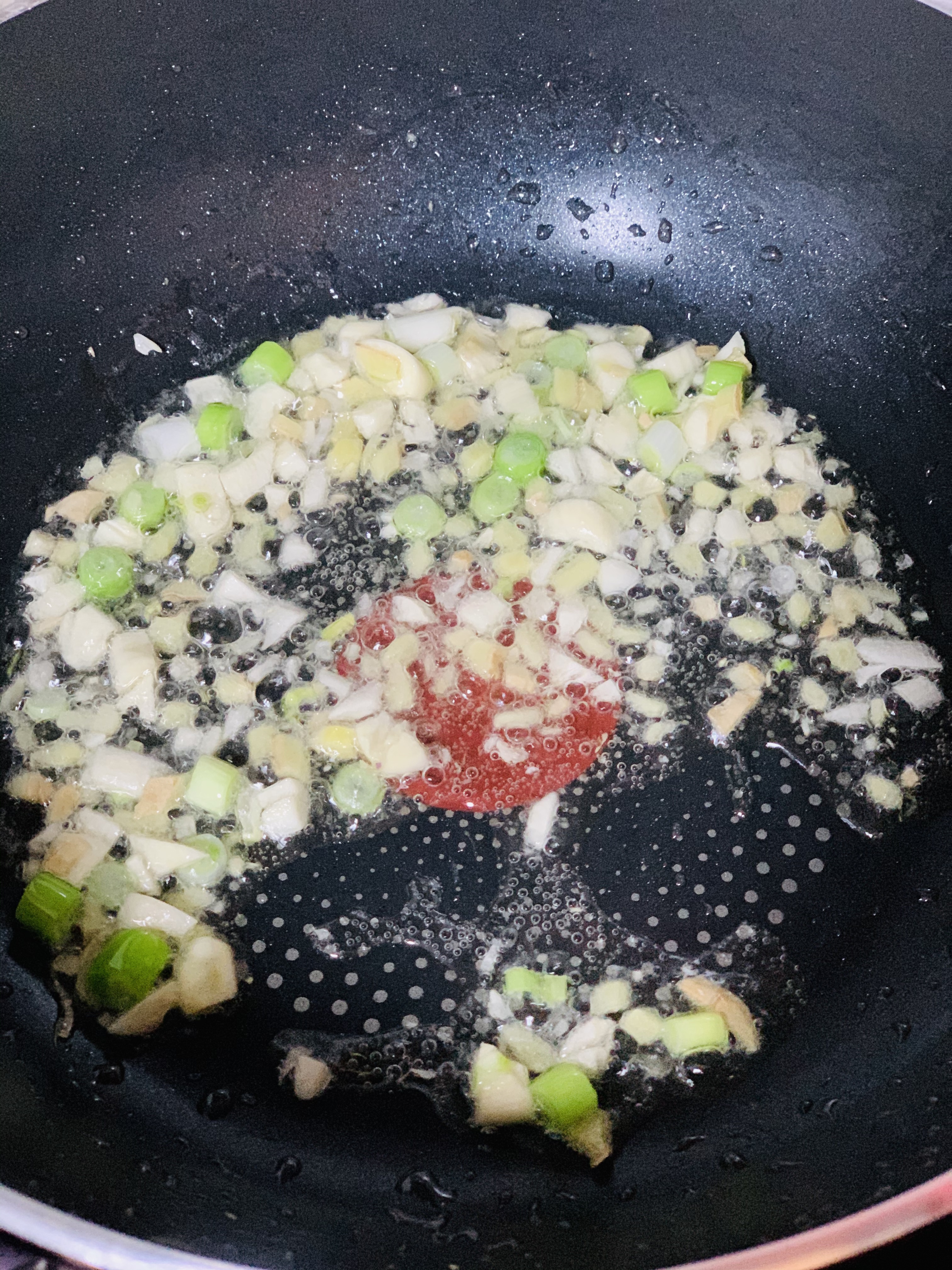 椒盐皮皮虾（不用油炸，还美味）的做法 步骤6