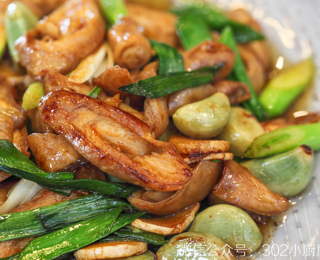 【0091】腊八蒜炒肥肠 <302小厨房>的做法