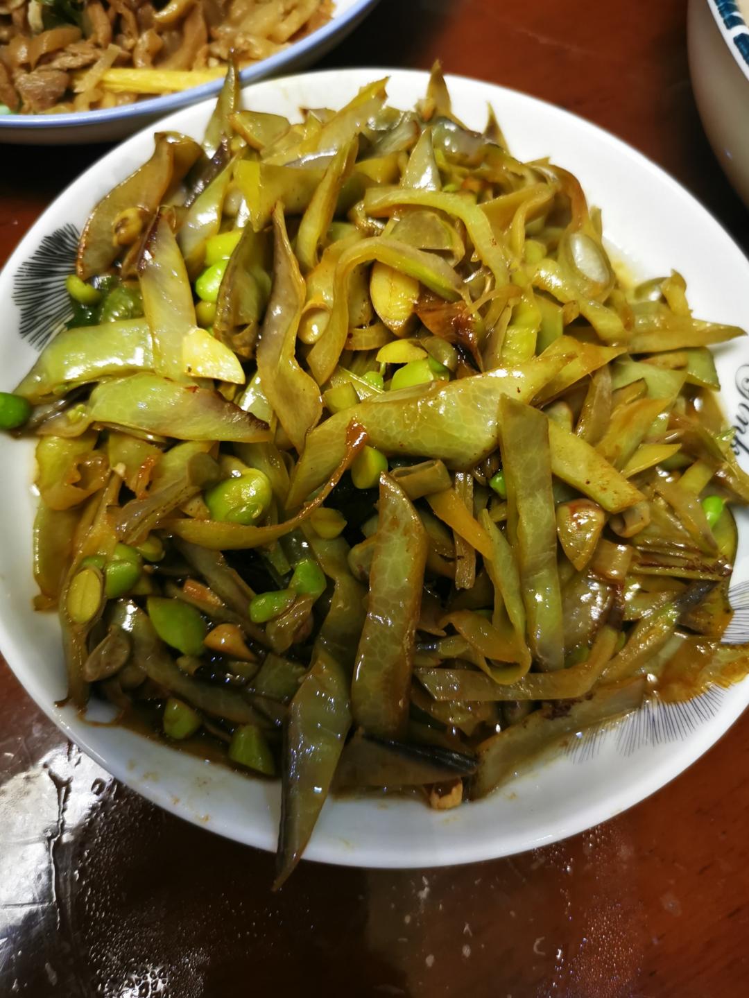 酱焖紫扁豆