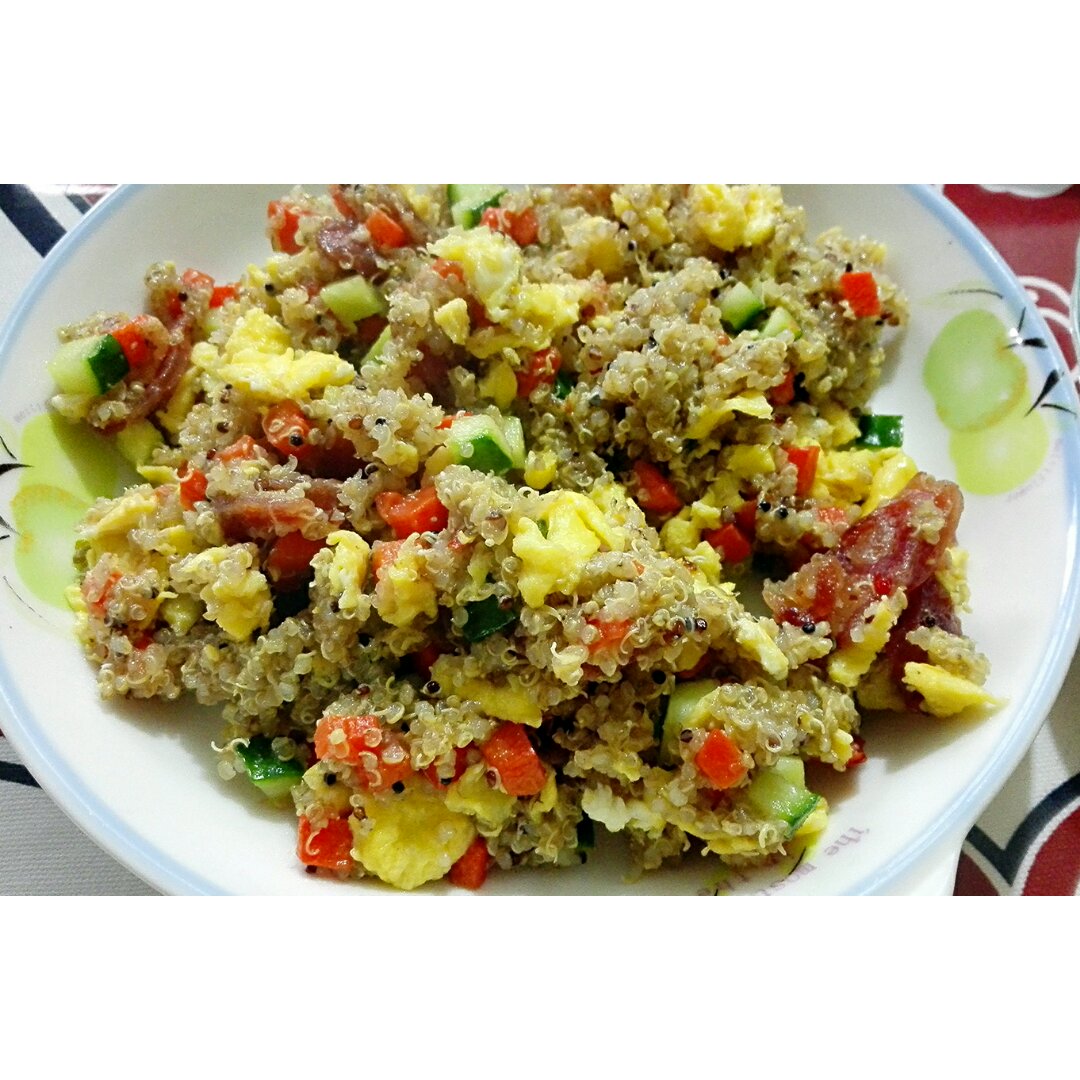 低脂瘦身哒各类藜麦炒饭