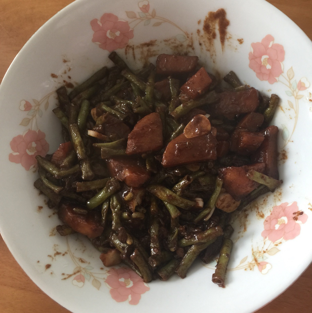 土豆炖豆角