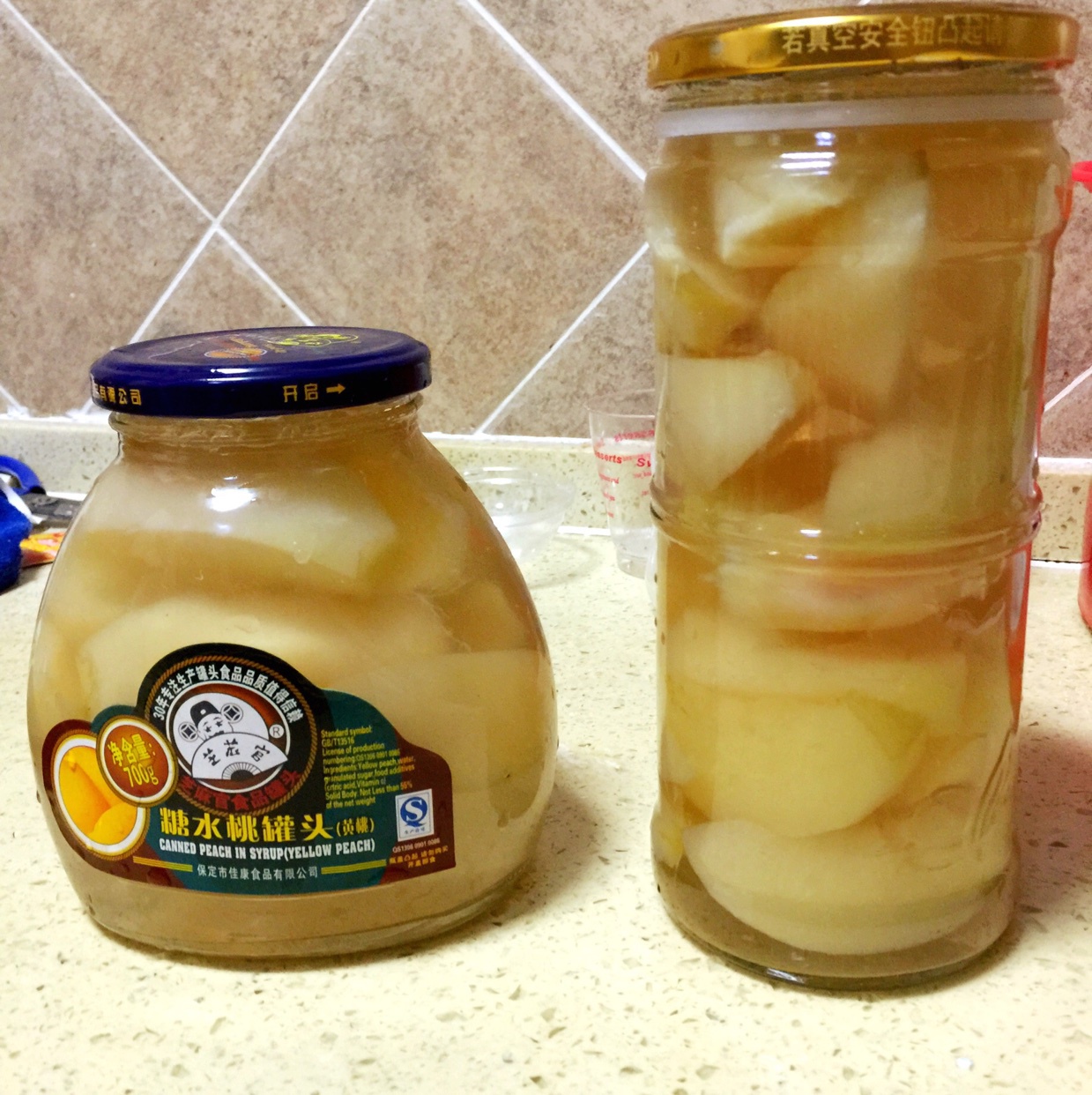 糖水桃罐头