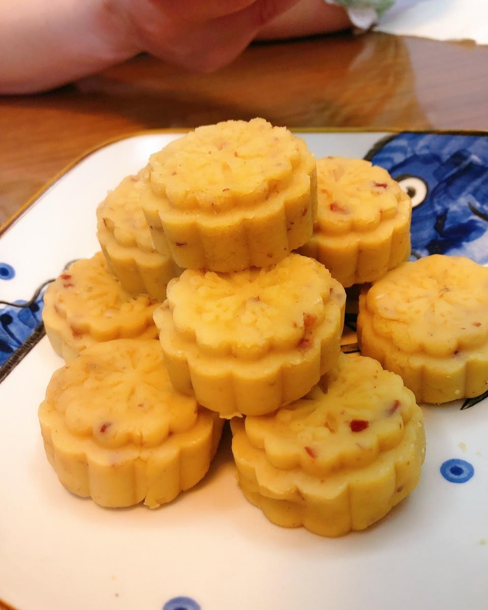 蔓越莓绿豆糕