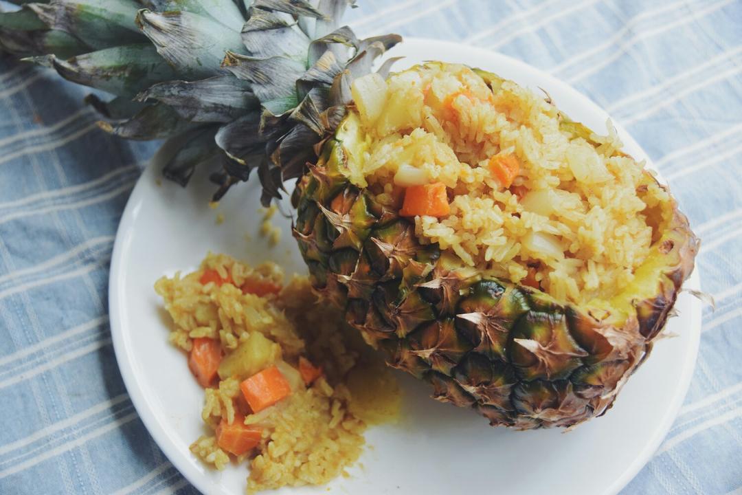 咖喱大虾菠萝（凤梨）炒饭