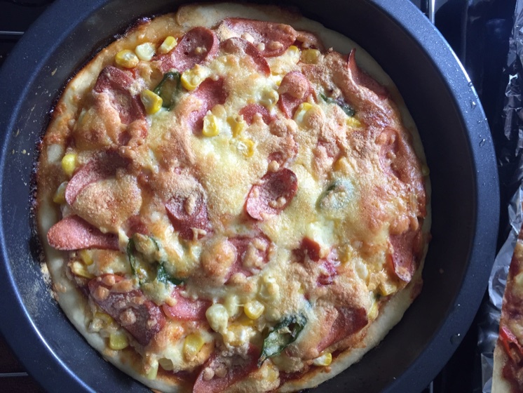 夏威夷pizza（附饼底冷冻法）