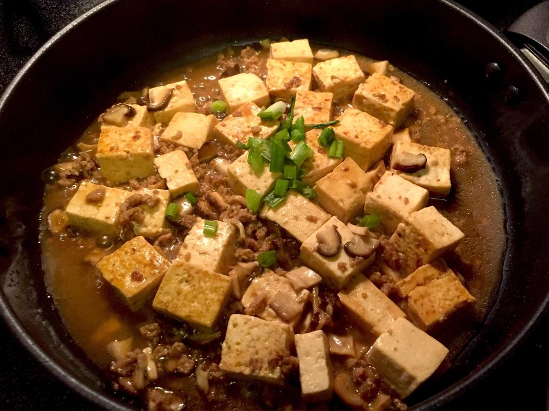 超级下饭的香菇肉沫豆腐