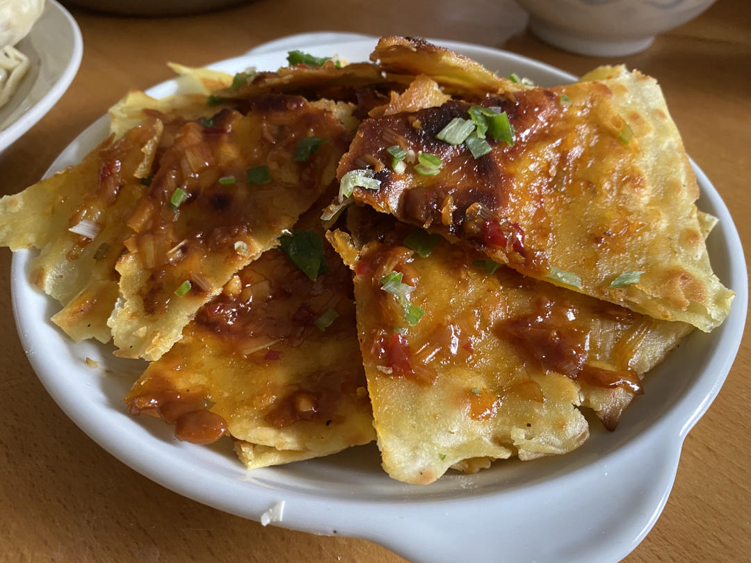 酥的掉渣的酱香饼，老公说都可以开店啦