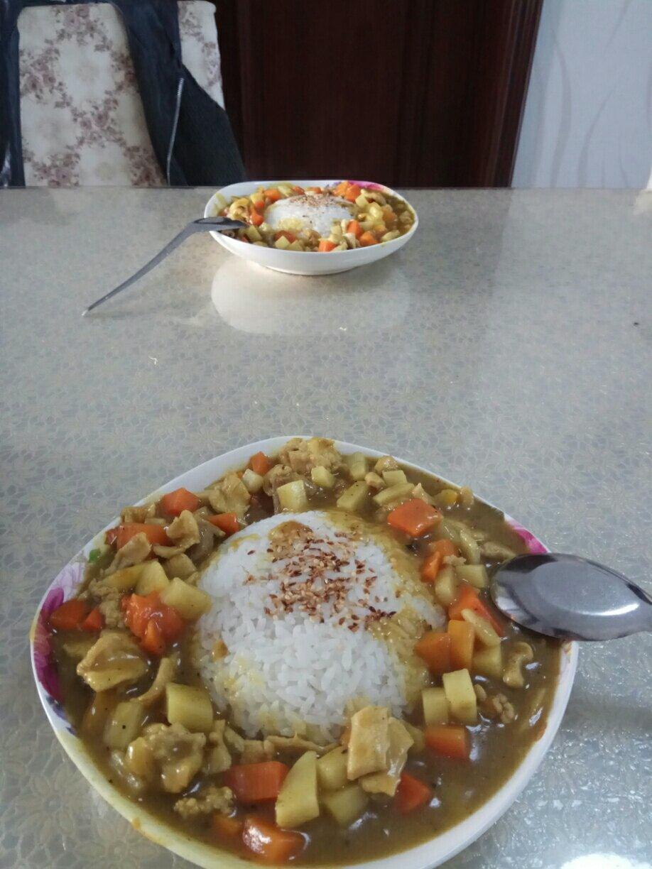 咖喱鸡饭