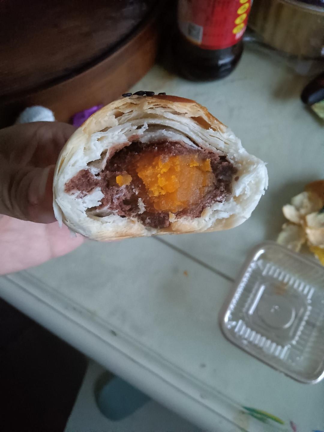 💯蛋黄酥｜隔几天还是酥到掉渣的蛋黄酥