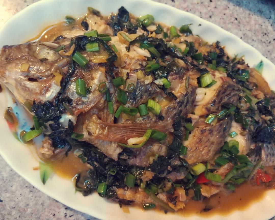 超美味紫苏红烧鱼