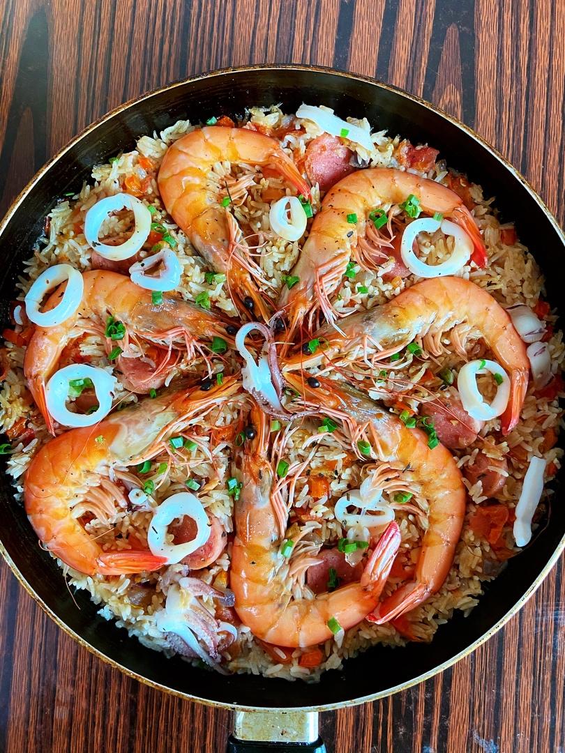 【曼食慢语】Seafood Paella 西班牙海鲜饭