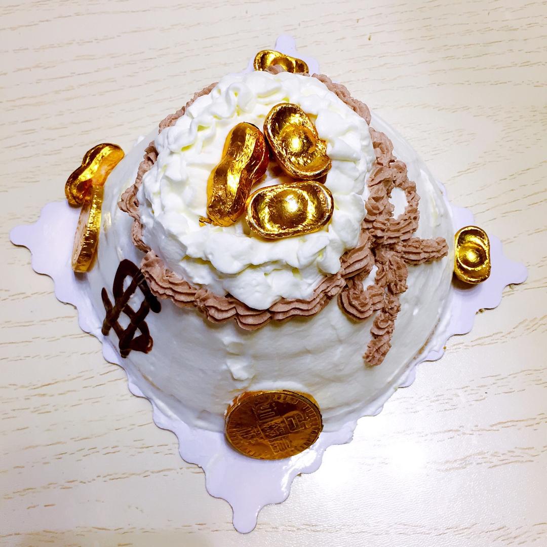 异形蛋糕钱袋生日蛋糕（福袋生日蛋糕）