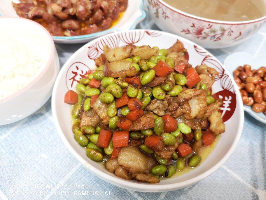当家毛豆炒肉