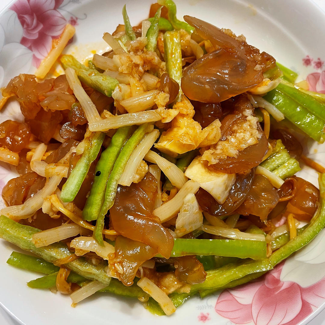 夏季开胃菜，凉拌海蜇头