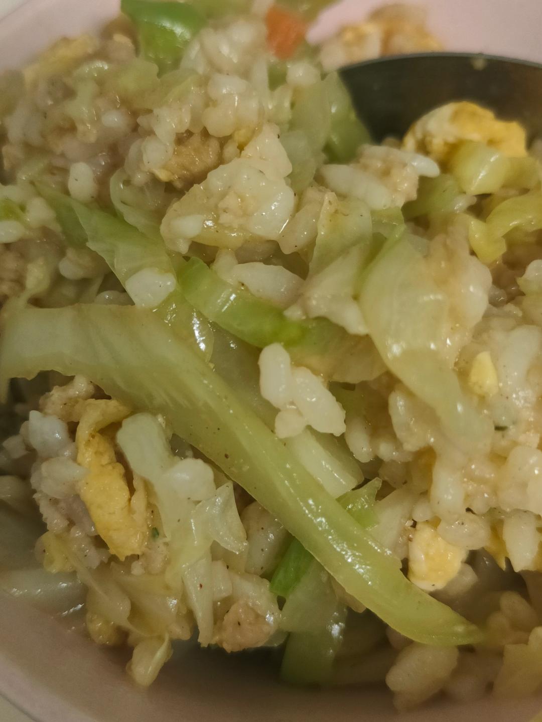 包菜炒饭
