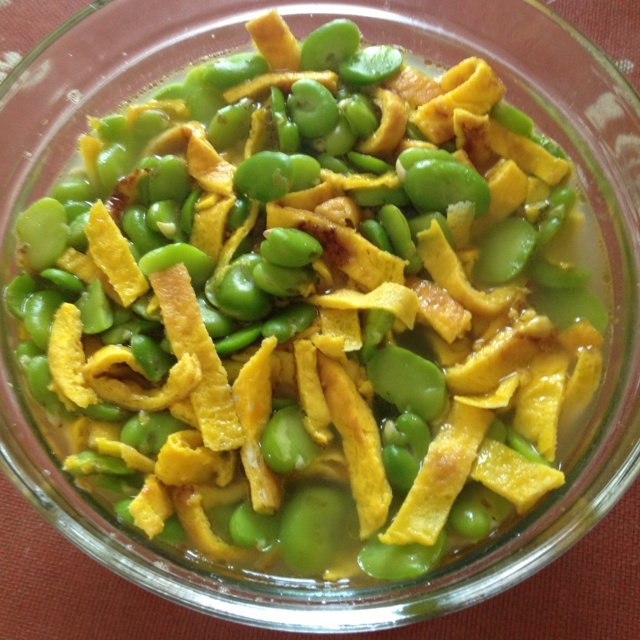 蚕豆鸡蛋汤