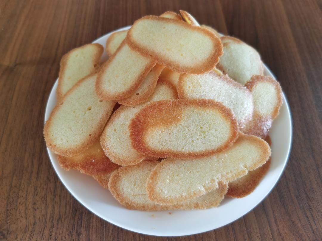 香脆法式经典猫舌头饼干|简单快手|消耗蛋白