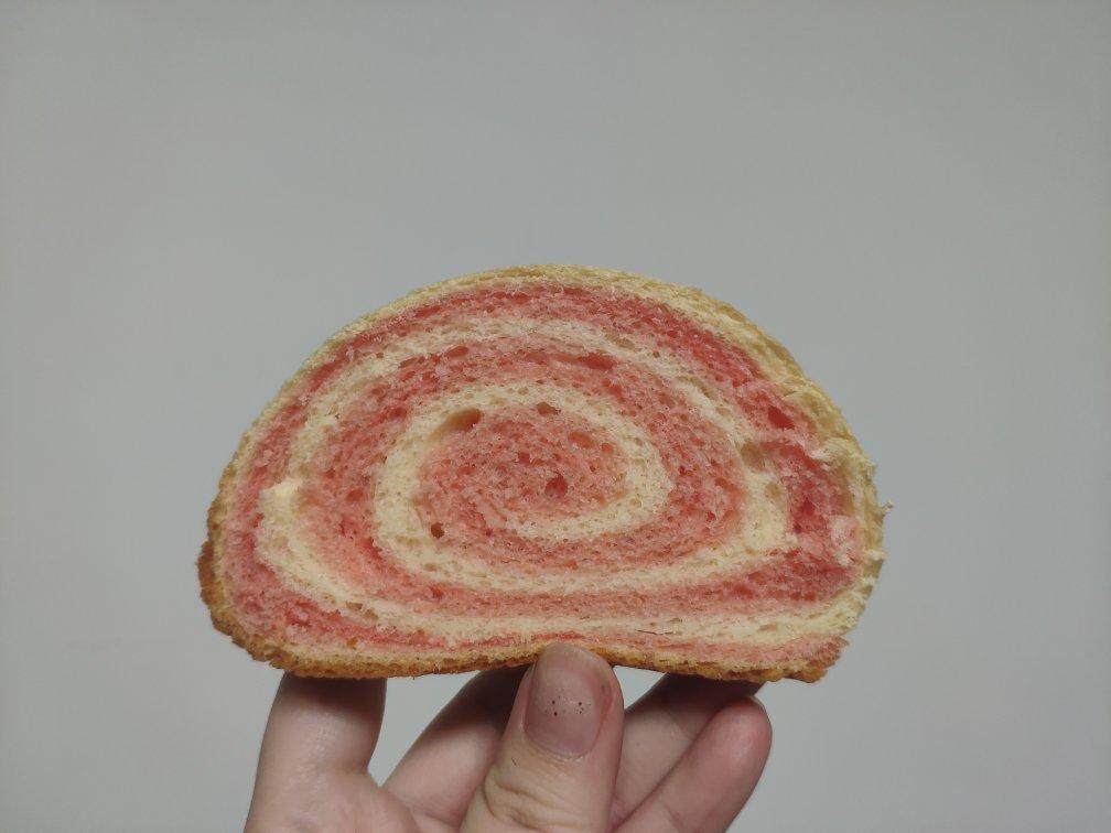 超级松软奶香蓝莓双色吐司（面包机烘烤）