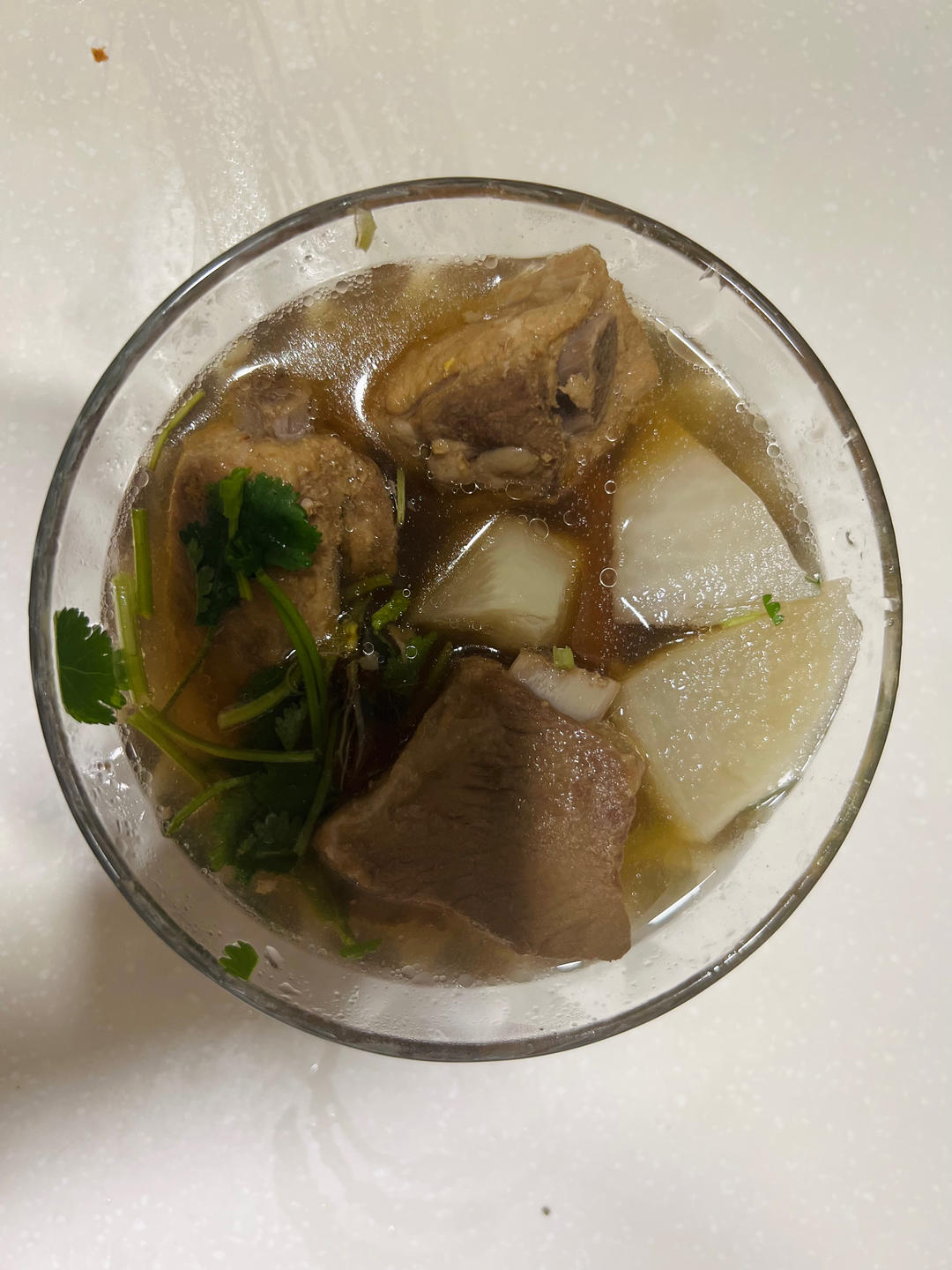 白萝卜排骨汤～～～食材简单但清甜好喝