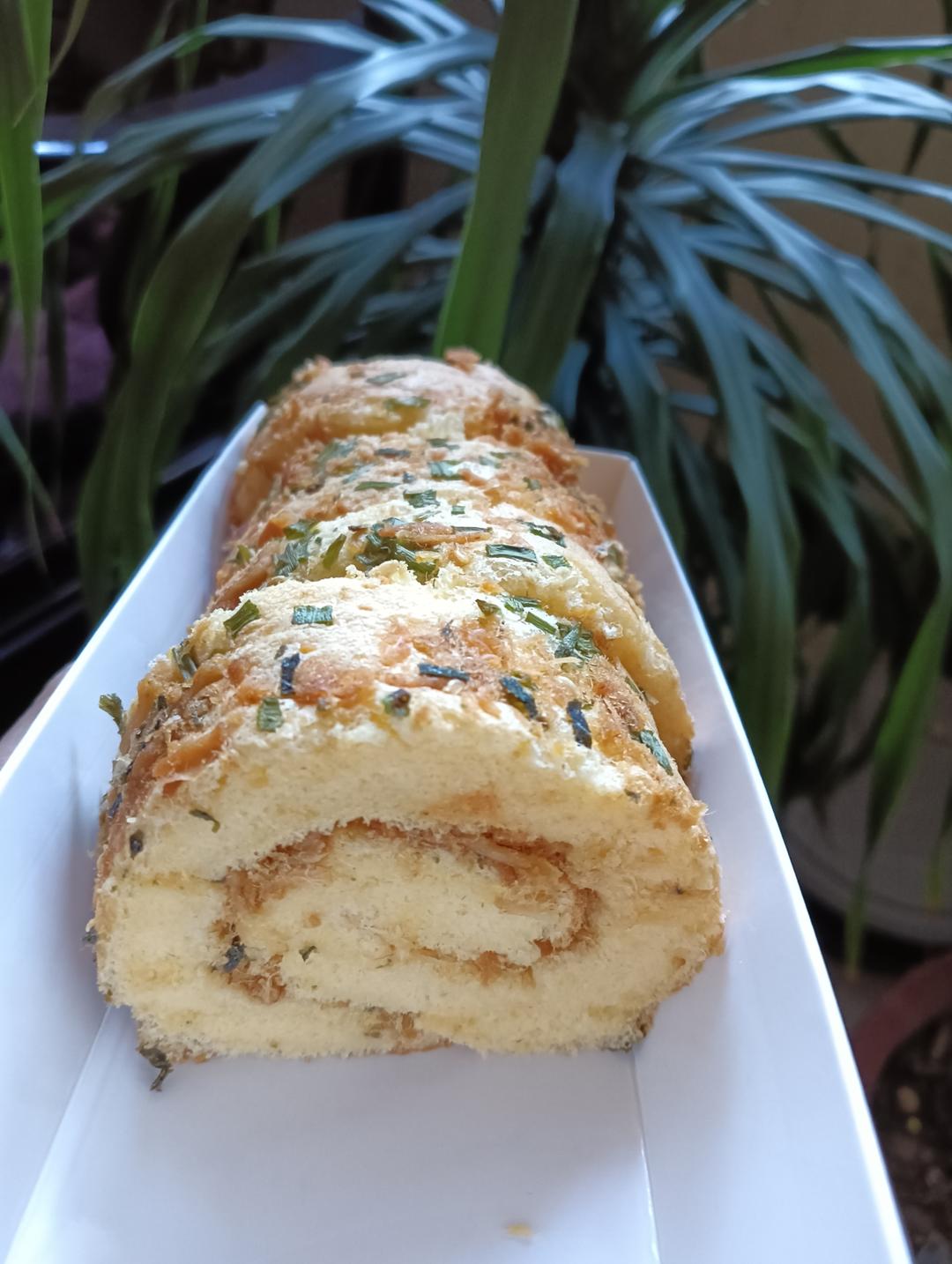 香葱肉松蛋糕卷-小美版