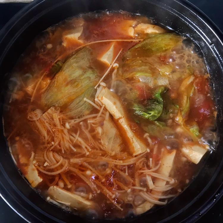 简单快手的番茄肥牛锅
