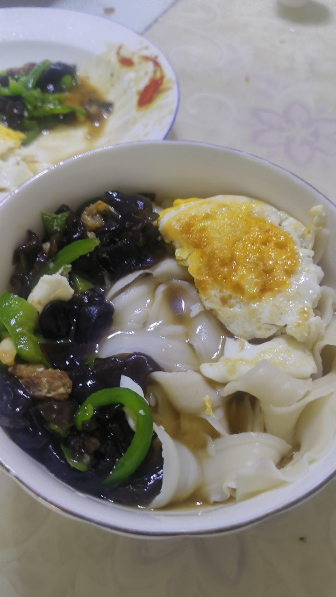 青椒肉丝面