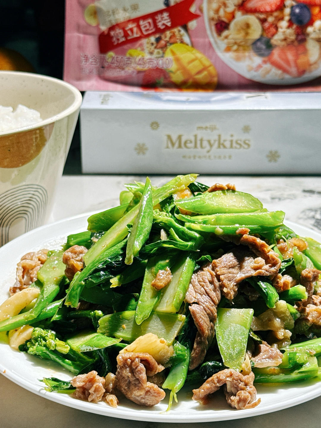 潮汕妈妈们拿手家常菜之芥蓝炒牛肉