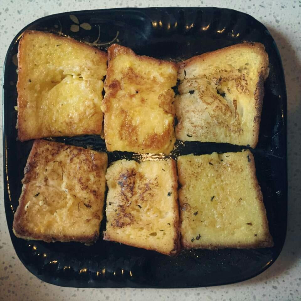 炸面包片的做法