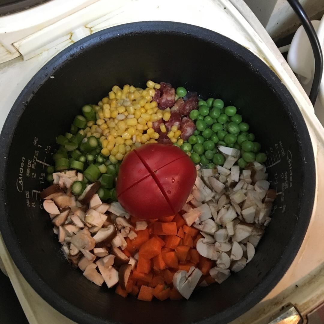 网红焖饭一只番茄饭