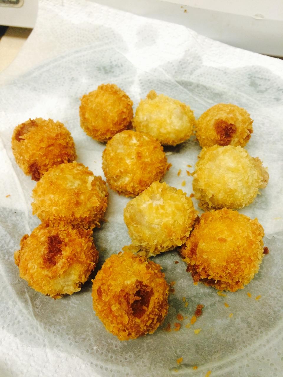 五斤盐吃很咸做的炸芋圆