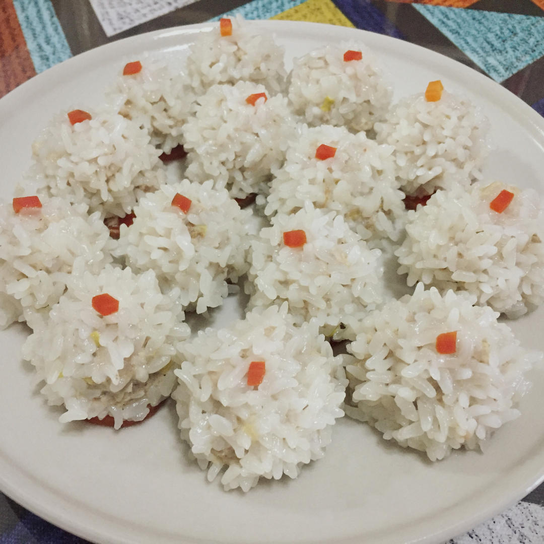 蒸糯米丸子