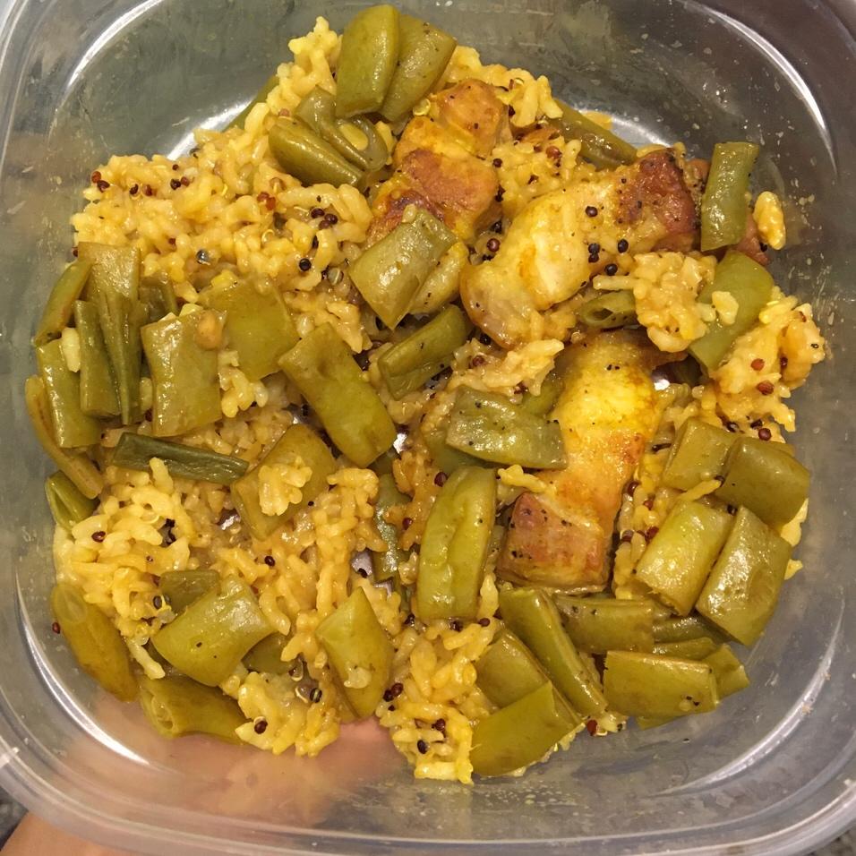 豆角焖饭